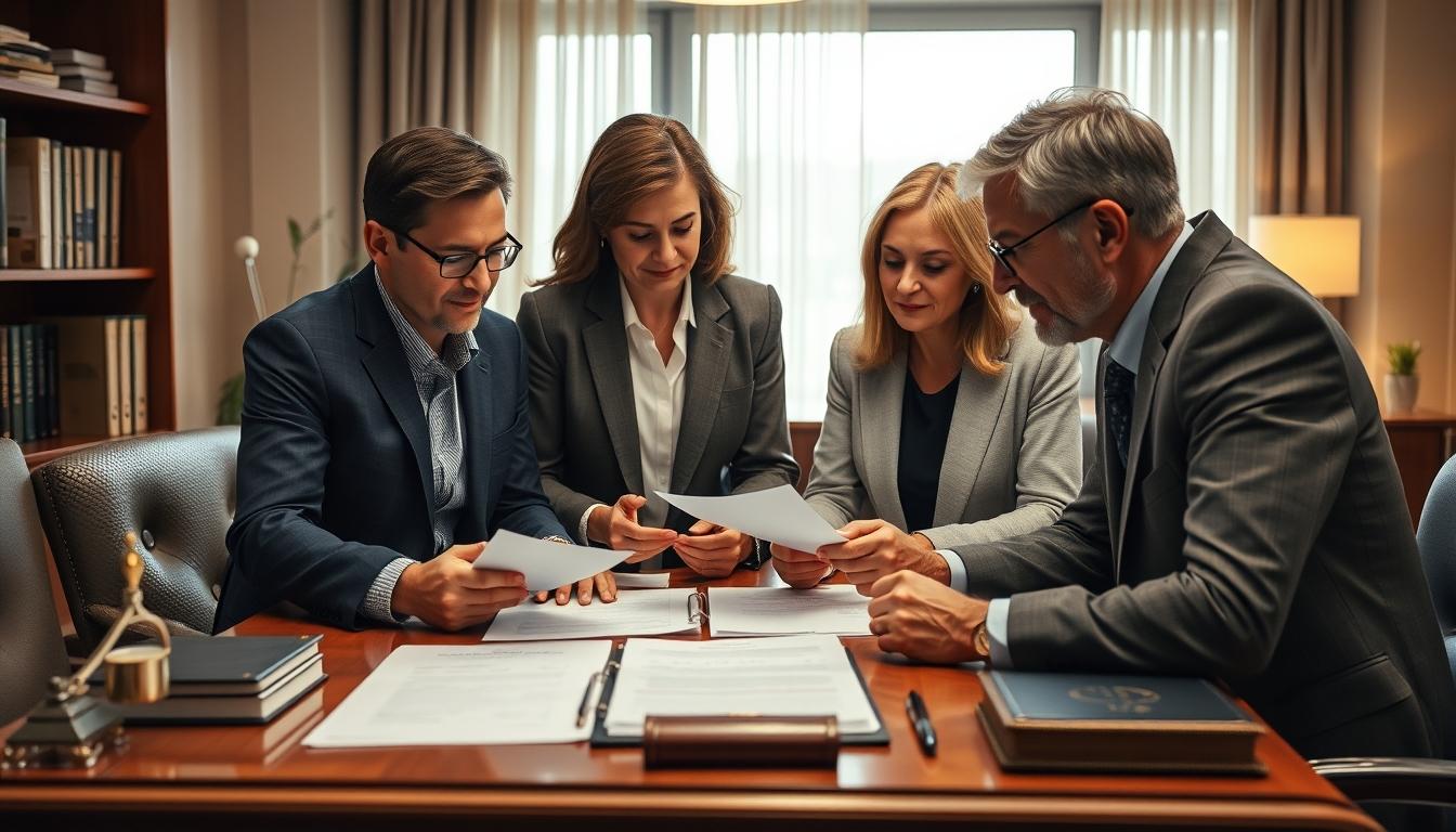 Business contract documents